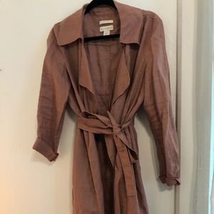 Cynthia Rowley Linen Belted jacket